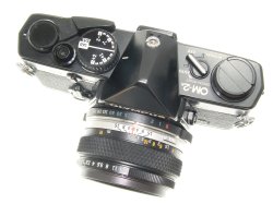 Olympus OM-2N MD 35mm Film SLR Manual Camera with 50mm f/1.8 Zuiko Lens