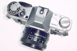 Canon AT-1 35mm SLR Film Manual Camera with Canon 50mm F/1.8 FD Lens