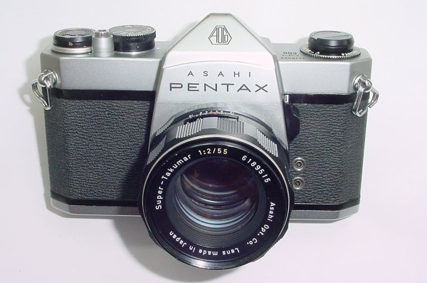 PENTAX SPOTMATIC SP 500 35mm Film Manual SLR Camera + Takumar 55/2 SMC Lens