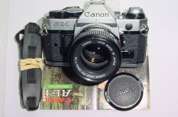 Canon AE-1 Program 35mm SLR Film Manual Camera with Canon 50mm F/1.4 FD Lens