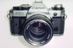Canon AE-1 Program 35mm SLR Film Manual Camera with Canon 50mm F/1.4 FD Lens