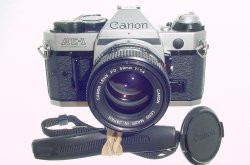 Canon AE-1 Program 35mm SLR Film Manual Camera with Canon 50mm F/1.4 FD Lens