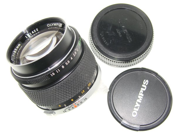 Olympus 85mm F/2 Auto-T Zuiko OM-System Portrait Manual Focus Lens