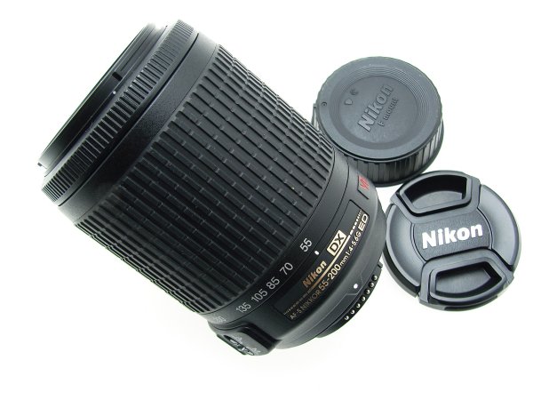 Nikon 55-200mm F/4-5.6G ED AF-S VR DX Auto Focus Zoom Lens