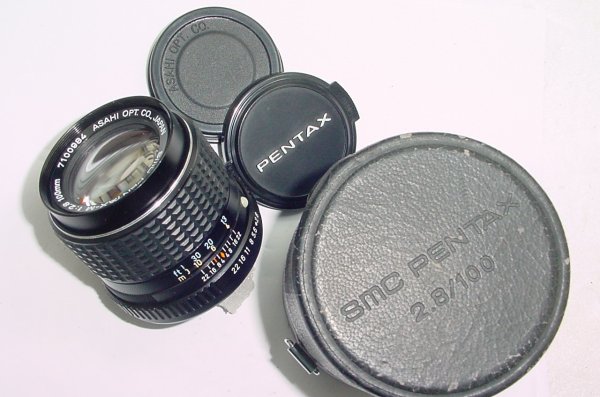 Pentax 100mm F/2.8 SMC ASAHI OPT. CO., Manual Focus Portrait Lens