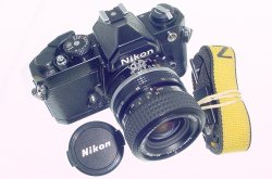 Nikon FM Film Manual Camera + 35-70mm f/3.3-4.5 AIs Zoom-Nikkor Zoom Lens