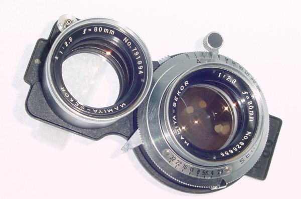 Mamiya Mamiya-Sekor 80mm F/2.8 Standard Twin Lens in Silver