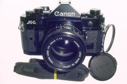 Canon A-1 35mm SLR Film Manual Camera with Canon 50mm F/1.4 FD Lens