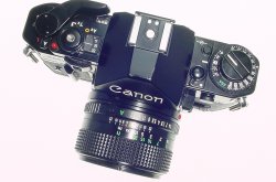 Canon A-1 35mm SLR Film Manual Camera with Canon 50mm F/1.4 FD Lens