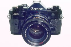 Canon A-1 35mm SLR Film Manual Camera with Canon 50mm F/1.4 FD Lens