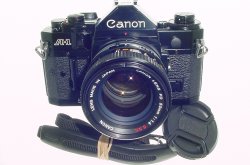 Canon A-1 35mm SLR Film Manual Camera with Canon 50mm F/1.4 FD Lens