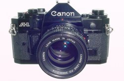 Canon A-1 35mm SLR Film Manual Camera with Canon 50mm F/1.4 FD Lens