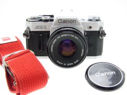 Canon AE-1 35mm Film Manual SLR Camera with 50mm F/1.8 FD Lens