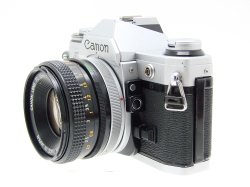 Canon AE-1 35mm Film Manual SLR Camera with 50mm F/1.8 FD Lens