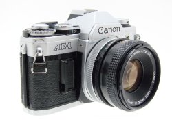 Canon AE-1 35mm Film Manual SLR Camera with 50mm F/1.8 FD Lens
