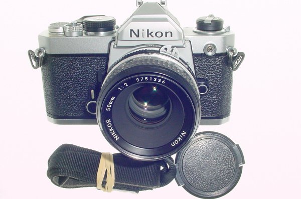 Nikon FM 35mm Film SLR Manual Camera + Nikon 50mm F/2 Nikkor Lens