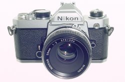 Nikon FM 35mm Film SLR Manual Camera + Nikon 50mm F/2 Nikkor Lens