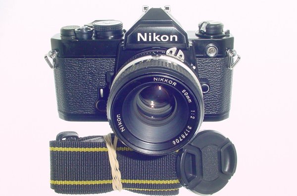 Nikon FM 35mm Film SLR Manual Camera + Nikon 50mm F/2 Nikkor Lens