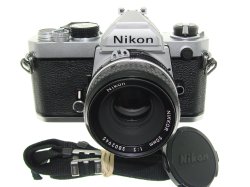 Nikon FM 35mm Film SLR Manual Camera + Nikon 50mm F/2 Nikkor Lens