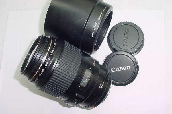 Canon 100mm F/2.8 EF USM MACRO Auto Focus Lens
