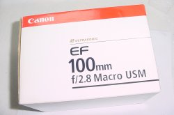 Canon 100mm F/2.8 EF USM MACRO Auto Focus Lens