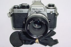 Nikon FE2 35mm Film SLR Manual Camera with Nikon 50mm F/1.8 NIKKOR AI Lens