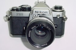 Nikon FE2 35mm Film SLR Manual Camera with Nikon 50mm F/1.8 NIKKOR AI Lens