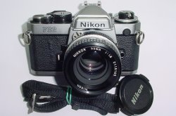 Nikon FE2 35mm Film SLR Manual Camera with Nikon 50mm F/1.8 NIKKOR AI Lens