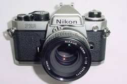 Nikon FE2 35mm Film SLR Manual Camera with Nikon 50mm F/1.8 NIKKOR AI Lens