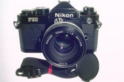 Nikon FE2 35mm Film SLR Manual Camera with Nikon 50mm F/1.8 NIKKOR AI Lens