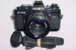 Minolta X-700 35mm Film SLR Manual Camera + Minolta 50mm F/1.7 MD Lens