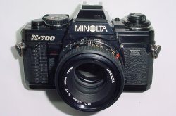 Minolta X-700 35mm Film SLR Manual Camera + Minolta 50mm F/1.7 MD Lens