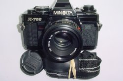 Minolta X-700 35mm Film SLR Manual Camera + Minolta 50mm F/1.7 MD Lens