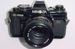 Minolta X-700 35mm Film SLR Manual Camera + Minolta 50mm F/1.7 MD Lens