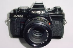 Minolta X-700 35mm Film SLR Manual Camera + Minolta 50mm F/1.7 MD Lens