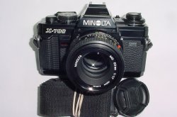 Minolta X-700 35mm Film SLR Manual Camera + Minolta 50mm F/1.7 MD Lens