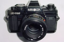 Minolta X-700 35mm Film SLR Manual Camera + Minolta 50mm F/1.7 MD Lens