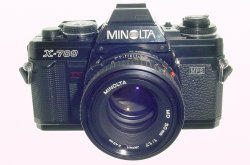 Minolta X-700 35mm Film Manual SLR Camera + Minolta 50mm F/1.7 MD Lens