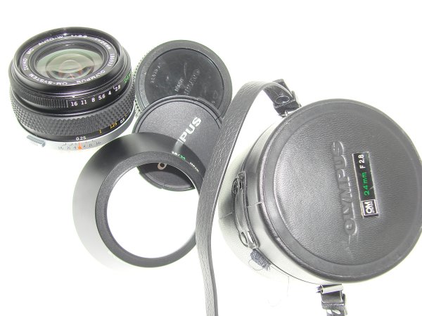 Olympus 24mm F/2.8 Auto-W Zuiko Wide Angle Manual Focus Lens
