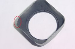Yashica Bay 1 Metallic Lens Hood For Yashica Mat-124G - Rollei F3.5