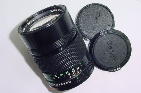 Canon 135mm F/2.8 FD Manual Focus Portrait Lens