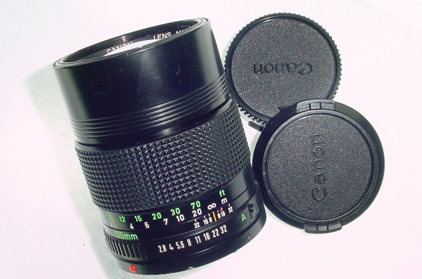 Canon 135mm F/2.8 FD Manual Focus Portrait Lens