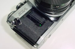 Canon AE-1 35mm Film SLR Manual Camera + Canon 135mm F/3.5 FD Lens