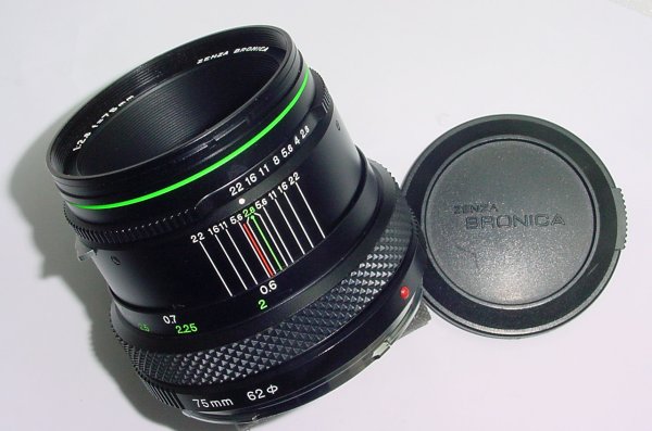 Zenza Bronica 75mm F/2.8 E II Standard Lens For ETR ETRS ETRSi Cameras