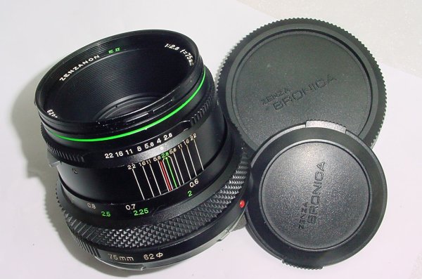 Zenza Bronica 75mm F/2.8 E II Standard Lens For ETR ETRS ETRSi Cameras