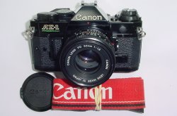 Canon AE-1 Program 35mm SLR Film Manual Camera + Canon 50/1.8 FD Lens in Black
