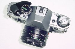 Canon AE-1 Program 35mm SLR Film Manual Camera + Canon 50/1.8 FD Lens