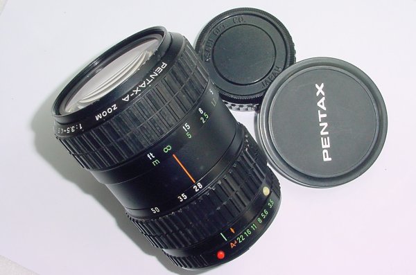 Pentax 28-80mm f/3.5-4.5 Pentax-A Macro Manual Focus Zoom PK Mount Lens