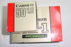 Canon AE-1 Program 35mm SLR Film Manual Camera + Canon 50mm F/1.8 FD Lens