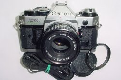 Canon AE-1 Program 35mm SLR Film Manual Camera + Canon 50mm F/1.8 FD Lens
